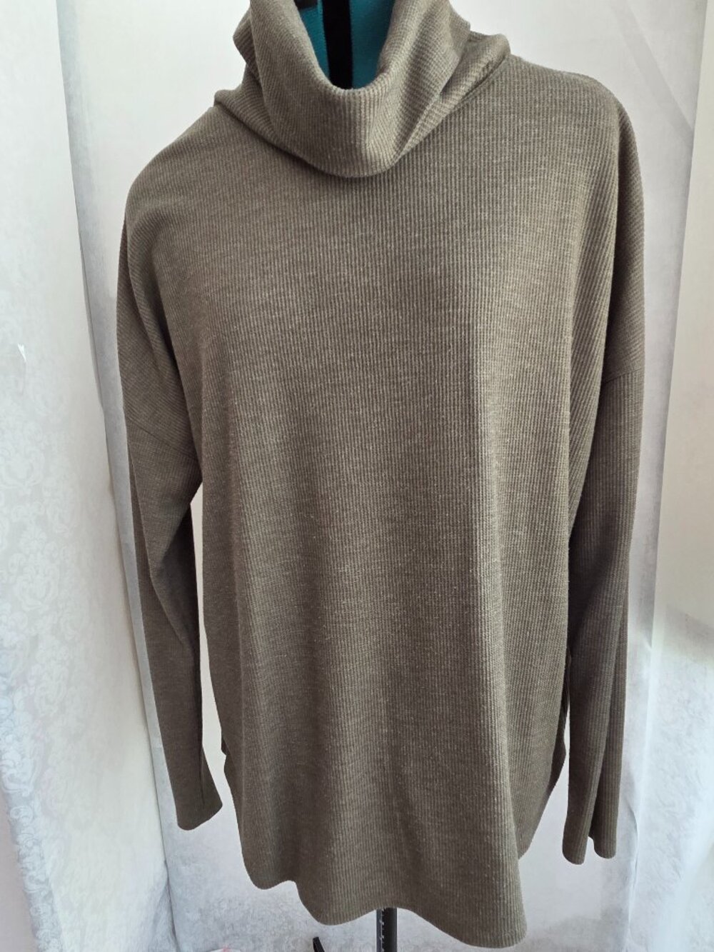 Green Turtleneck Tunic